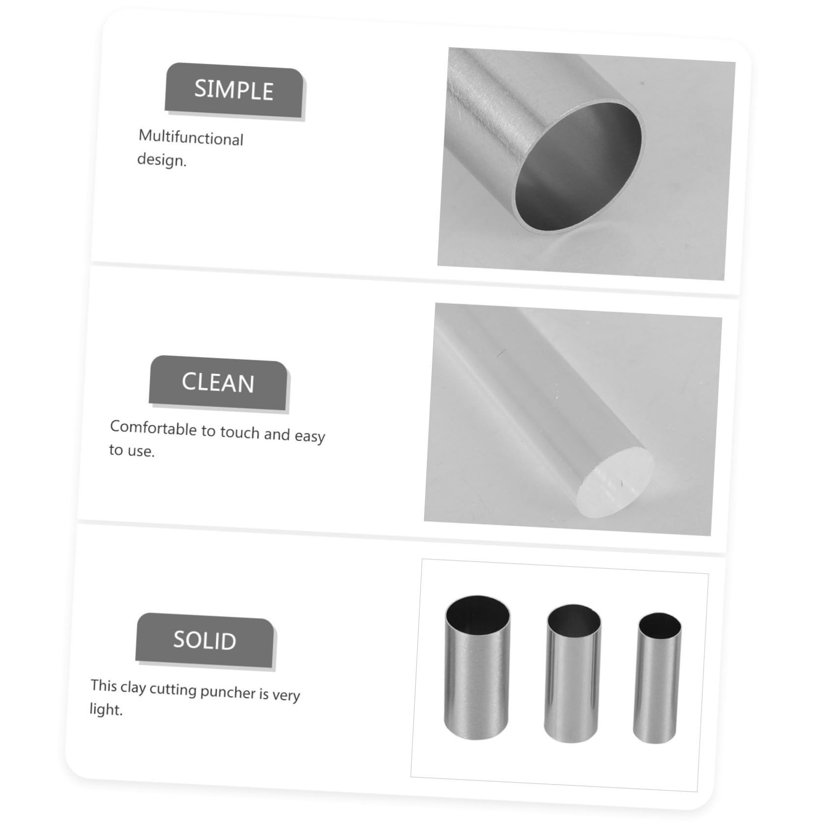 EXCEART 4sets Strumenti per Scolpire Argilla Inossidabile per Creazioni Ceramica e Modellazione Utensili Leggeri e Pratici per Lavori