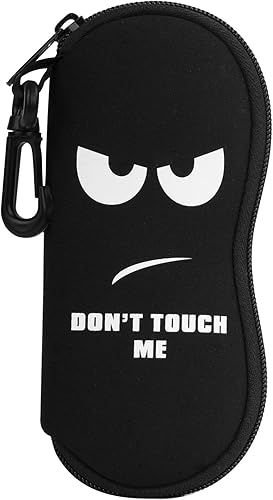 Miniatura 162 de MoKo - Estuche suave, ultra ligero, de neopreno, para lentes de sol, con cremallera y clip para cinturón