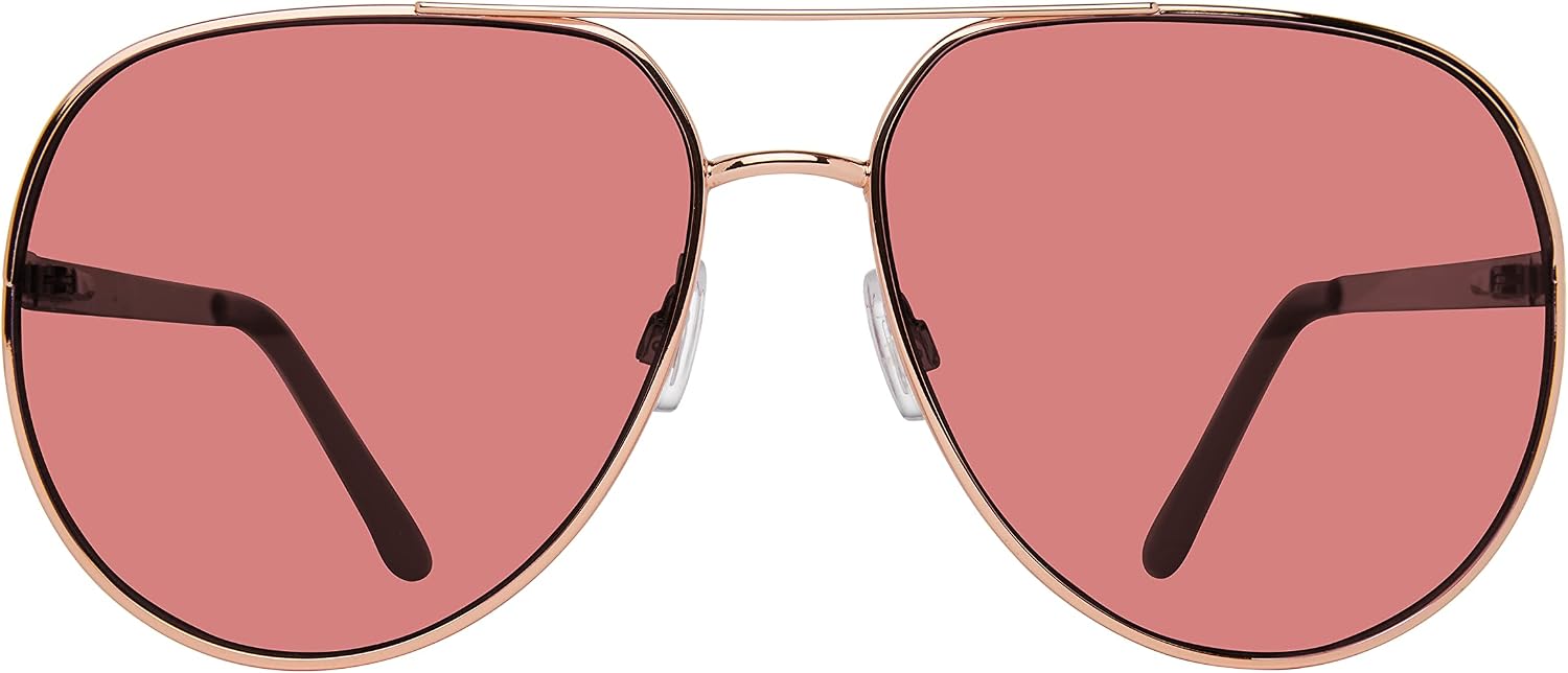 Steve Madden womens Steve Madden Female Sunglasses Style Visage Pilot Sunglasses