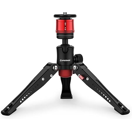 IFOOTAGE Small Tripod, Professional Mini Tripod for Photography, Tabletop Tripod for Photography, Aluminum Heavy Duty, Desktop Tripod Compatible with Sony, Nikon, Canon DSLR Camera, IFOOTAGE Base