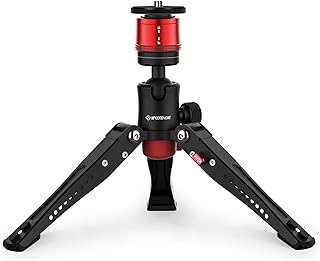 IFOOTAGE Small Tripod, Professional Mini Tripod for Photography, Tabletop Tripod for Photography, Aluminum Heavy Duty, Desktop Tripod Compatible with Sony, Nikon, Canon DSLR Camera, IFOOTAGE Base