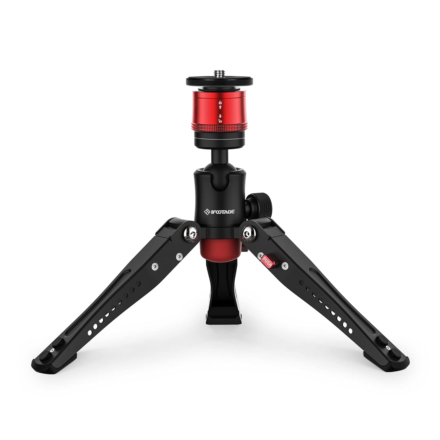 IFOOTAGE Small Tripod Professional Mini Tripod for Photography Tabletop Desktop Tri-pod for Photography Compatible with Sony Nikon Canon