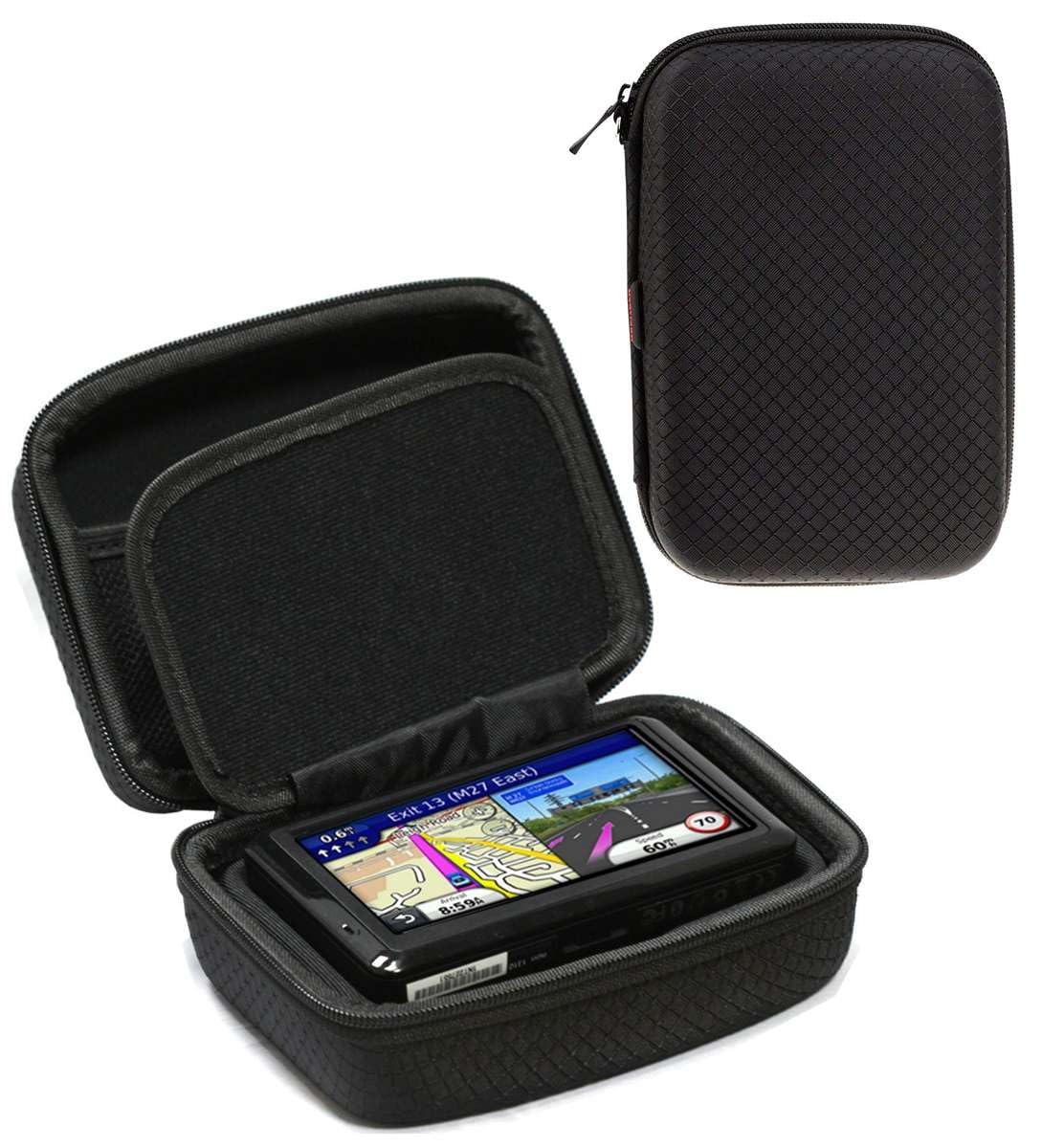 Navitech Black Hard GPS Carry Case Compatible with Garmin Zumo XT2 6