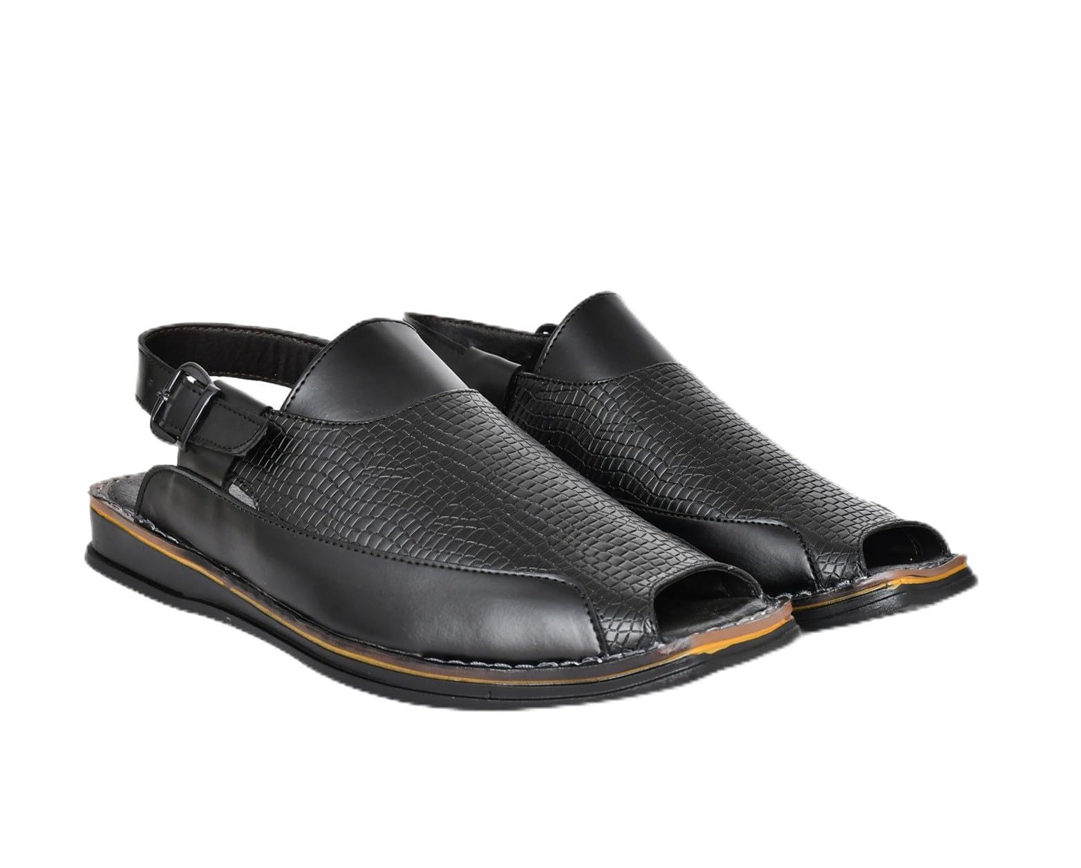 Leather Peshawari Ethnic Sandals for Men N20B2C-picture-26