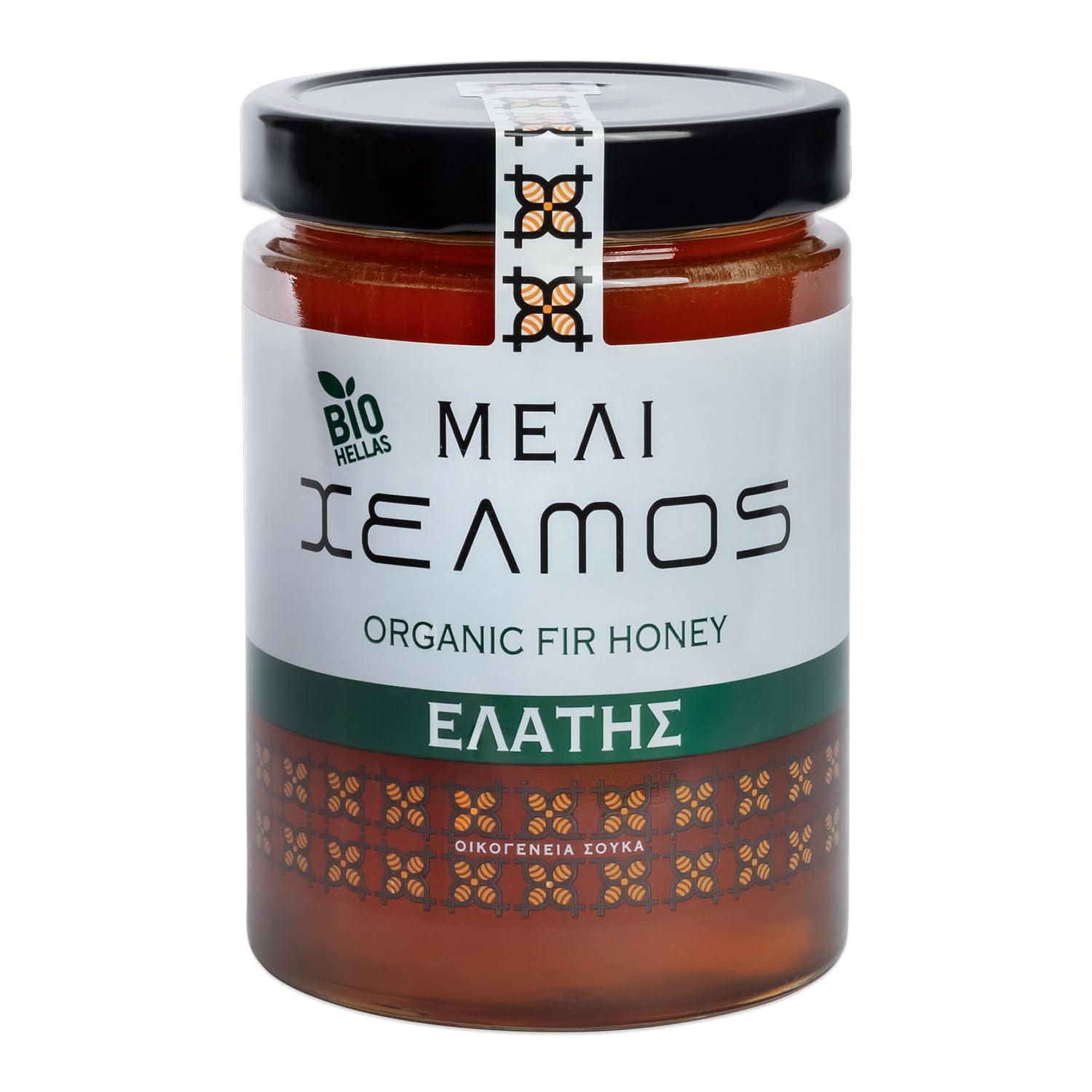 Organic Greek Fir Honey 800g – Certified Organic Mountain Honey