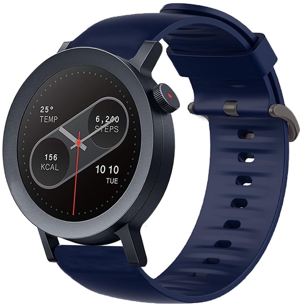 Lamshaw Compatible for CMF Watch 3 Pro Band, Silicone Replacement Soft Band Wristbands Straps with Stainless Steel Buckle for Compatible for CMF Watch