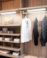 Vista 8 de Tubo de luz LED con enchufe, 2 pies, 2000 lúmenes, 5000 K, armario enlazable para garaje, cocina, baño, armario, oficina, 2 pies, triprueba, blanco