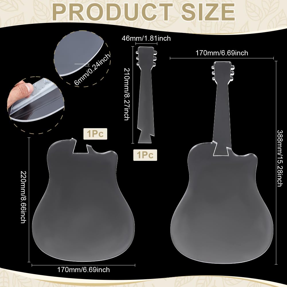 BENECREAT Guitar Serving Board Router Template - Image 2