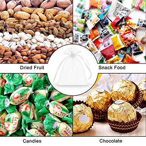 Fushing, 100 sacchetti, 7 cm x 9 cm, in organza