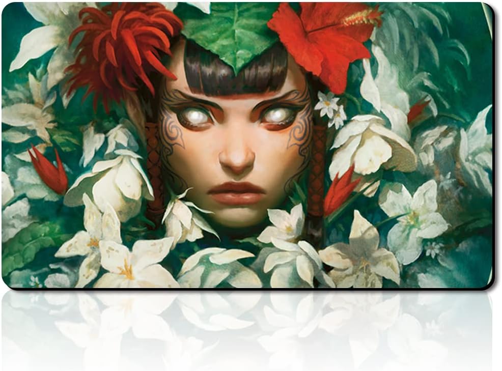 MAYAEL-The-Anima - Board Game TCG Playmat - 23.6x13.8 inches - Compatible for TCG MTG Playmat Free Bag