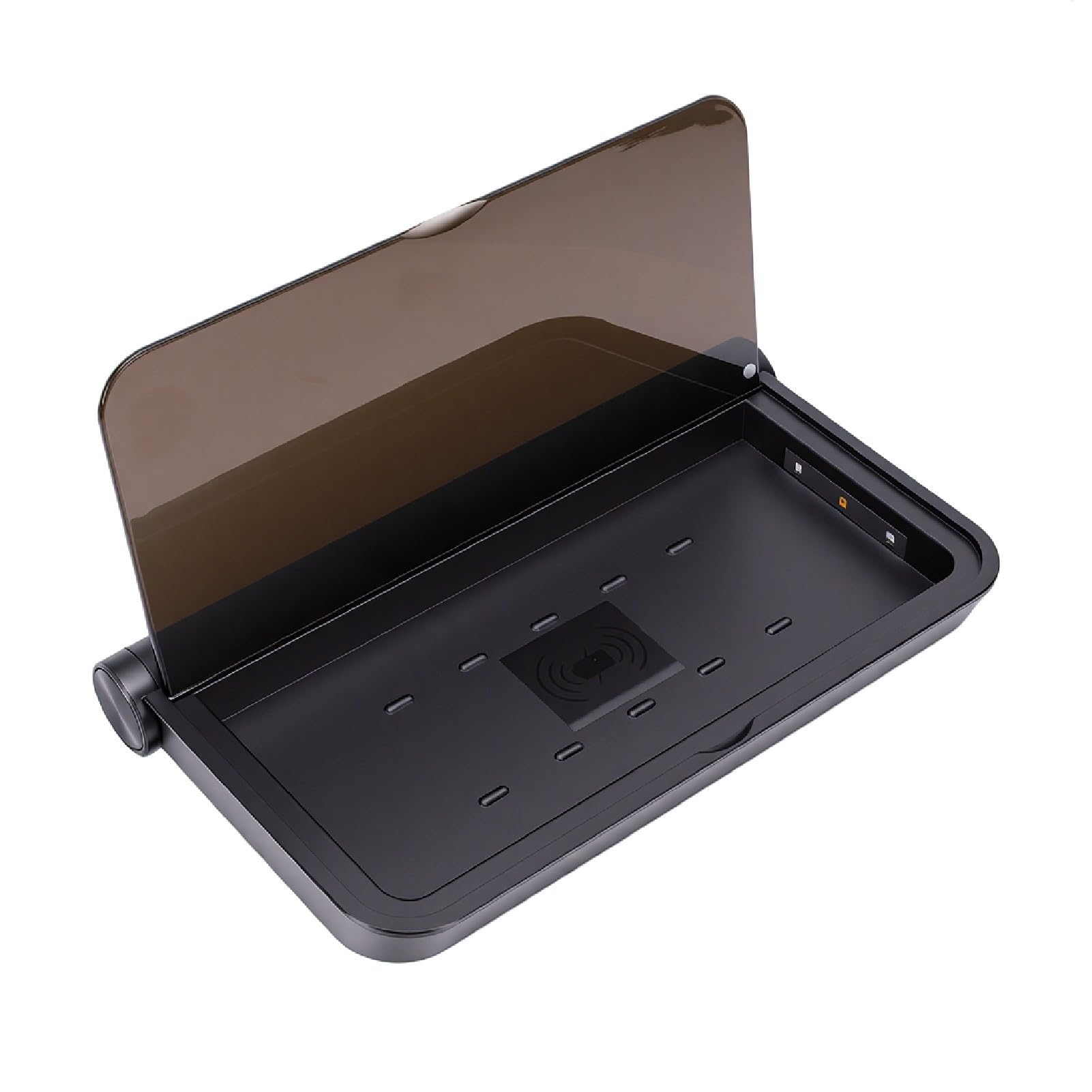 Cuifati Handy-Reinigungsbox, 15 W Schnelles Kabelloses Ladegerät für Smartphones Innerhalb von 7 Zoll, mit Schneller, Effektiver Reinigung (Black)