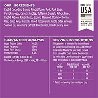 Vista 8 de Instinct Guarnición liofilizada de alimento para gato Raw Boost Mixers sin granos, receta completamente natural de Nature's Variety, Conejo