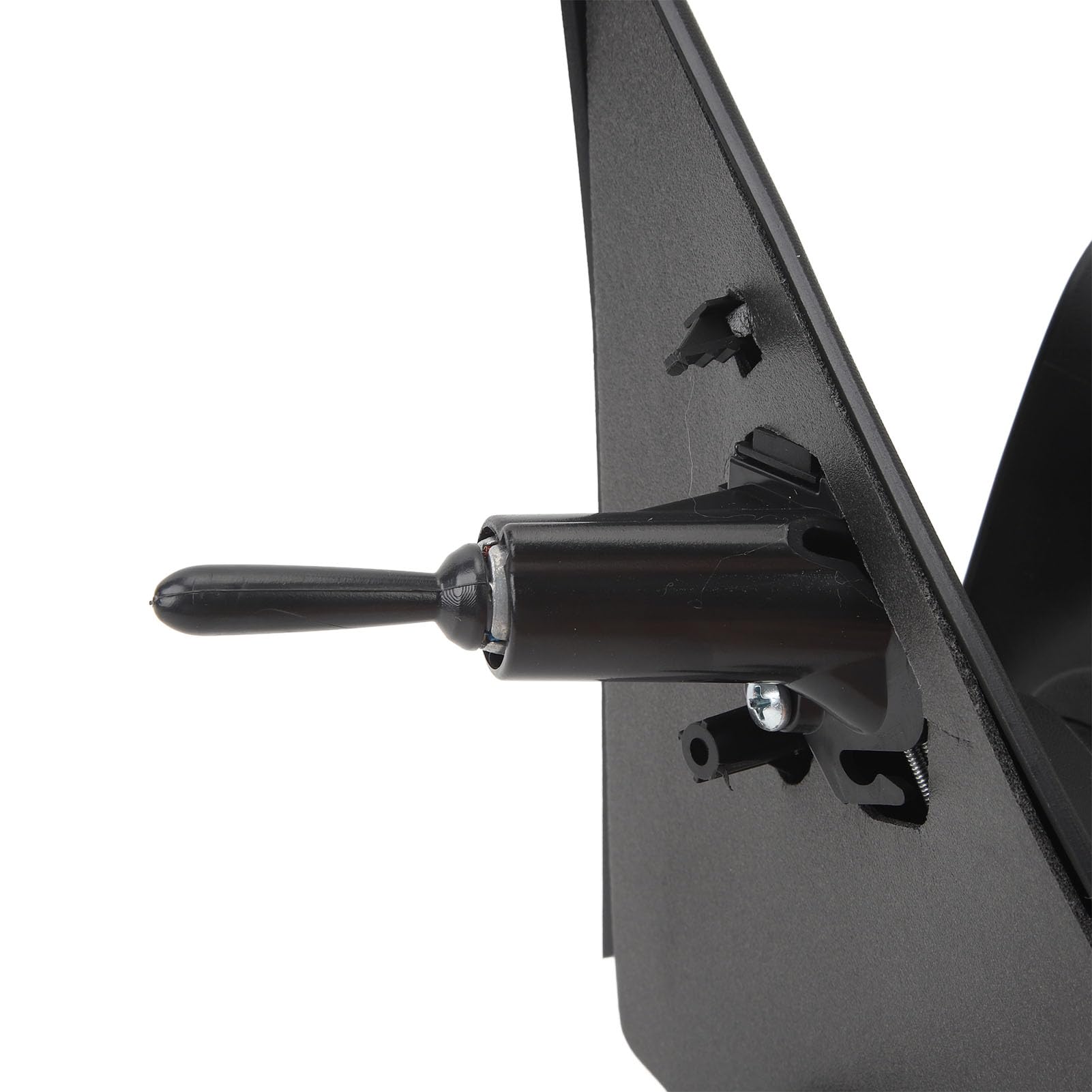 Specchietto Retrovisore Sinistro (Lato Guida) per Dacia Sandero & Stepway MK2 2013-2016, Ripiegabile Manuale, Completo, Sostituisce OE 963018898R, Nero