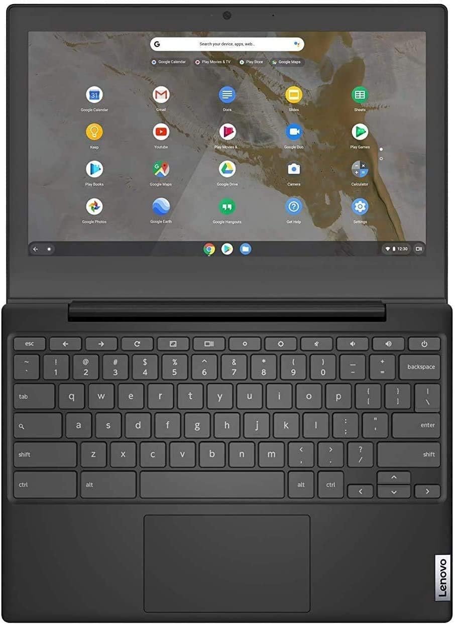 Lenovo 11.6inch Chromebook, Intel Celeron N4020 Dual-Core Processor, 4GB RAM, 32GB eMMC SSD, WiFi, Bluetooth, Chrome OS(Renewed)