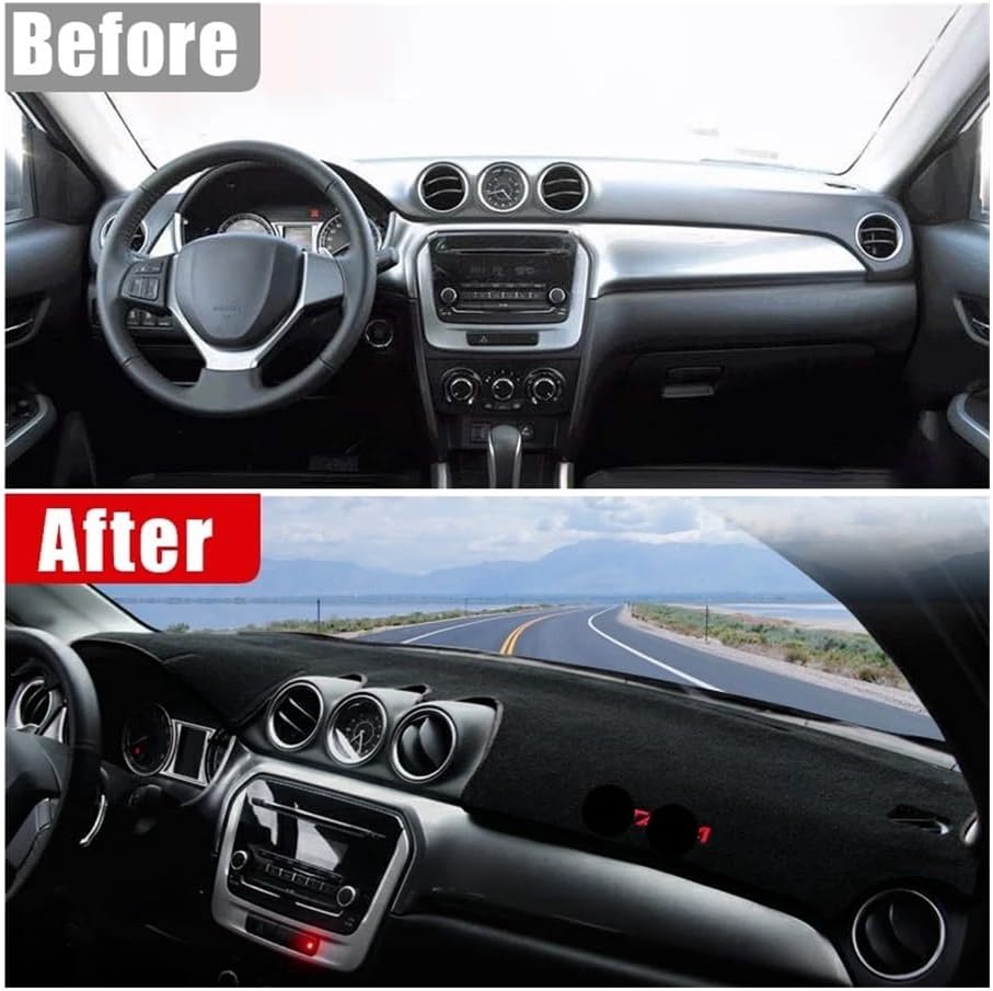 ダッシュボードカバーマット のために スズキ ビターラ LY 2015 2016-2020 2021 2022 車のダッシュボードカ