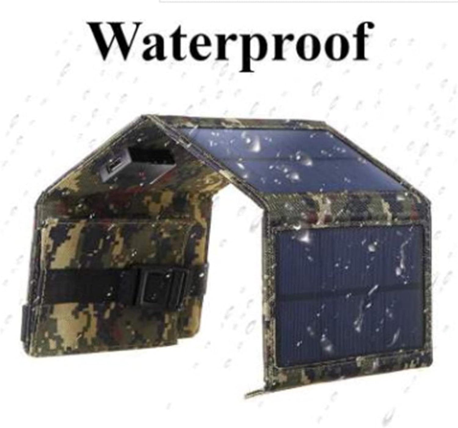 10w solar panel high efficiency module monocrystalline technology work for trekking mountain climbing camping outdoor sports usb output ports for