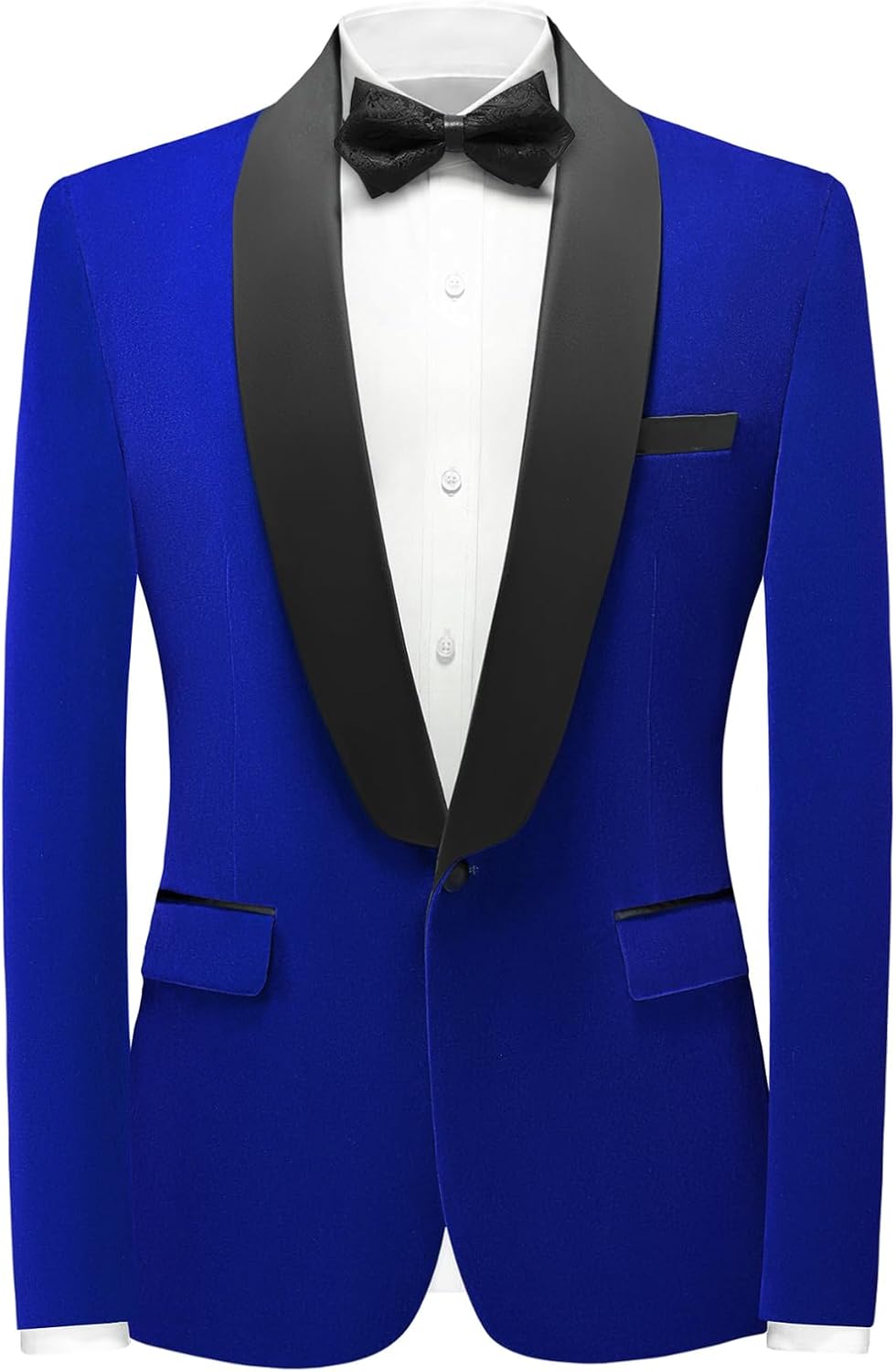 Mens 3 Piece Velvet Slim Fit Suit Tuxedo Suits Shawl Collar One Button Wedding Dinner Prom Jacket Vest Pants Suit Set - Image 2