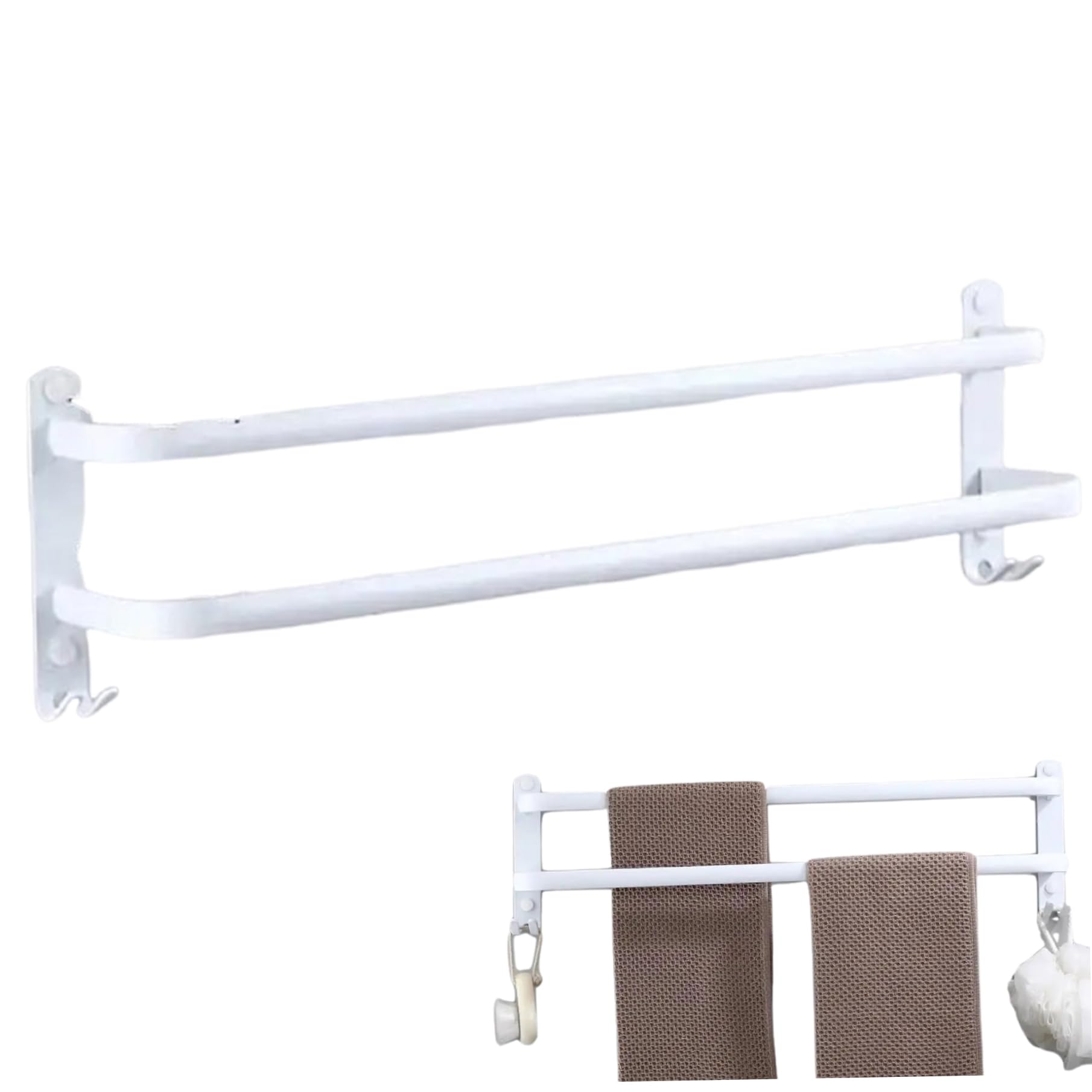 Porte-serviettes mural 16 pouces pour optimiser les petites salles de bain sans espace