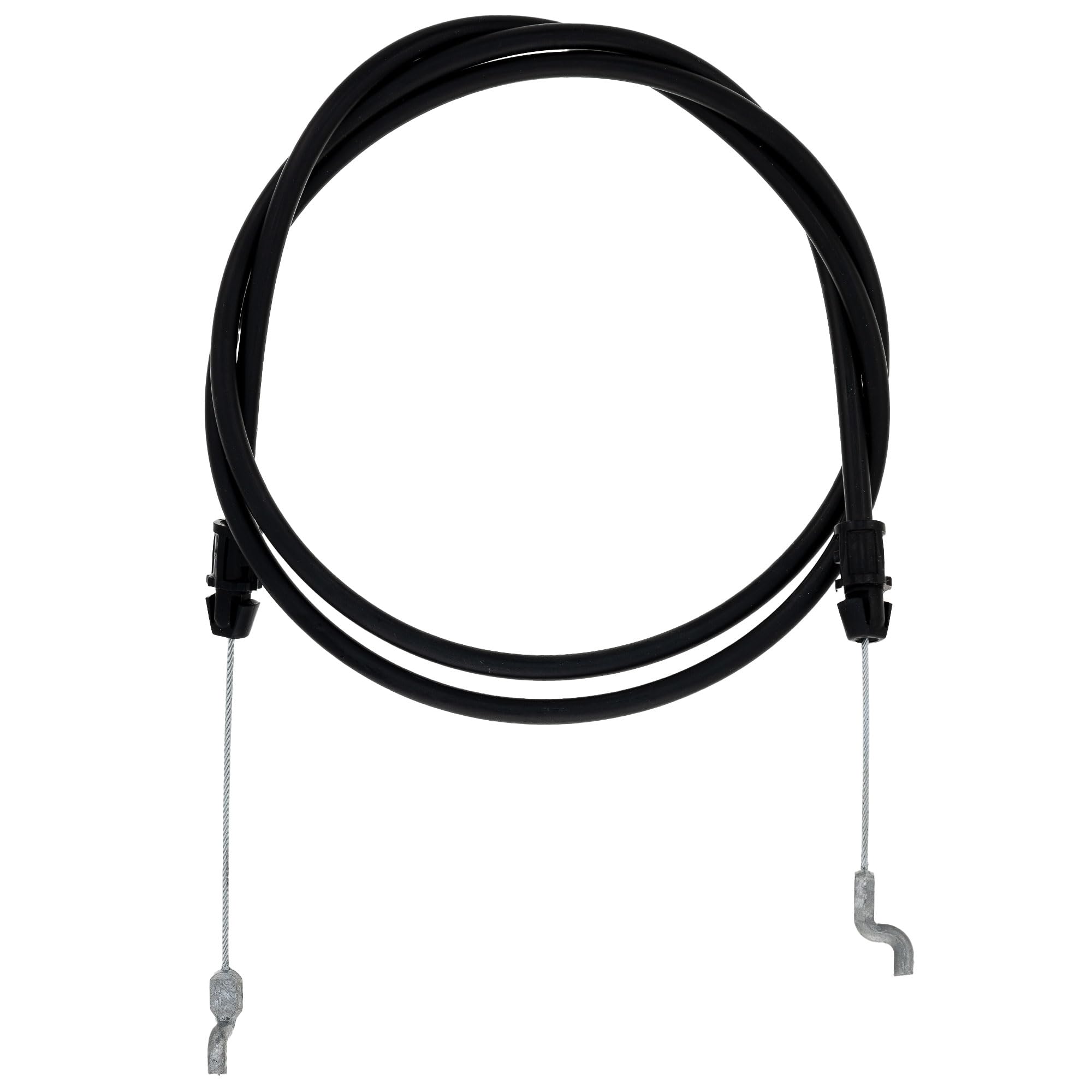 Custom Made Throttle Cable – Black Sheath 66” With Wire For Carb 3 – FB49ST – 69” Overall