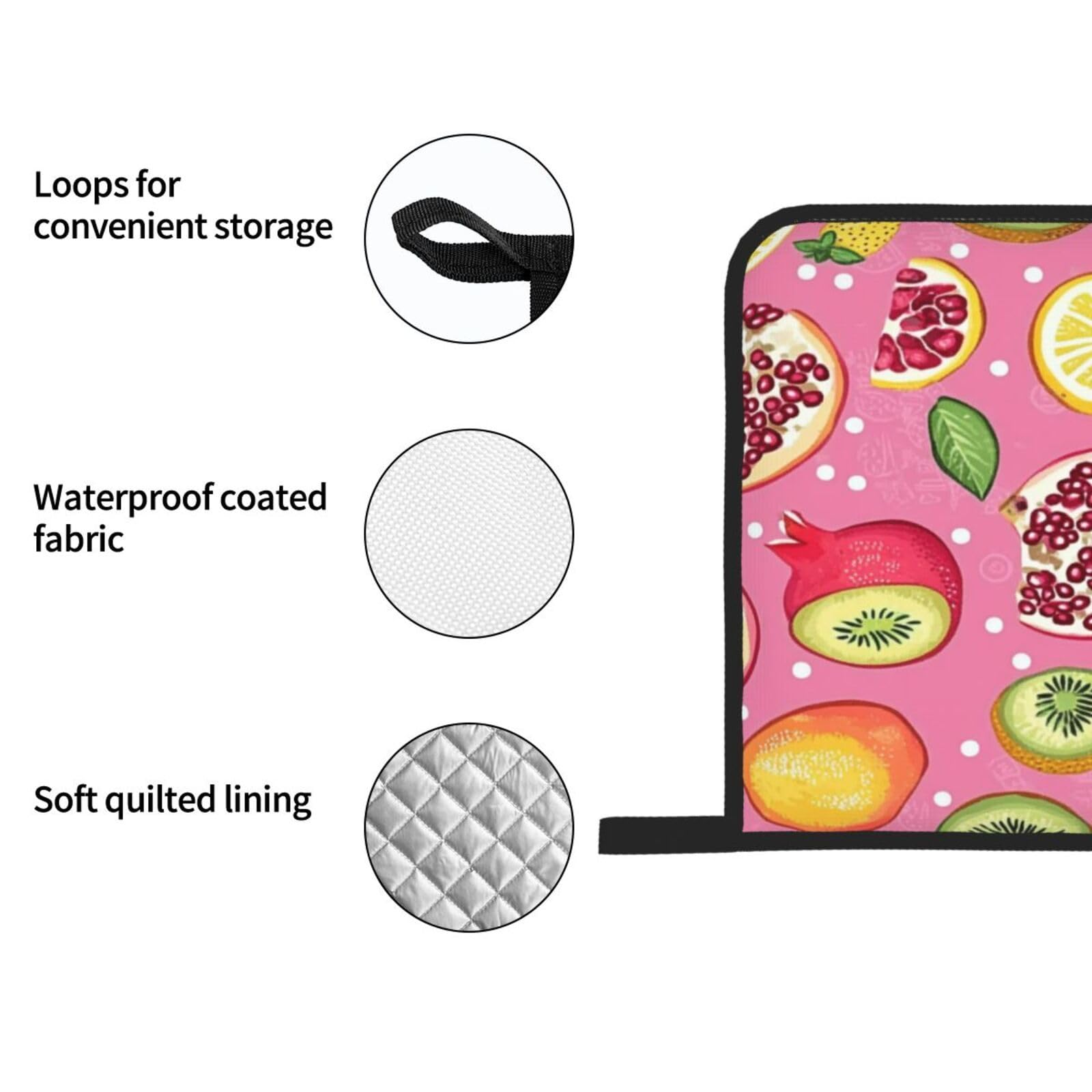 Maniques de Cuisine Gants de Cuisson Lavable en Machine Facile a Nettoyer