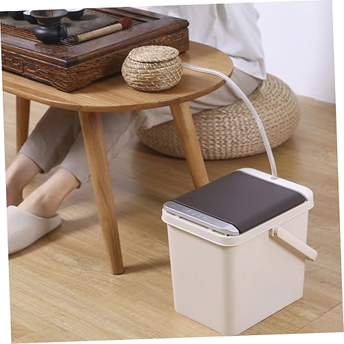 Miniatura 8 de Outanaya Cubo de residuos de té Contenedor de plástico Contenedores de té Botes de basura de oficina Soporte de basura pequeño Cubo de infusor de té