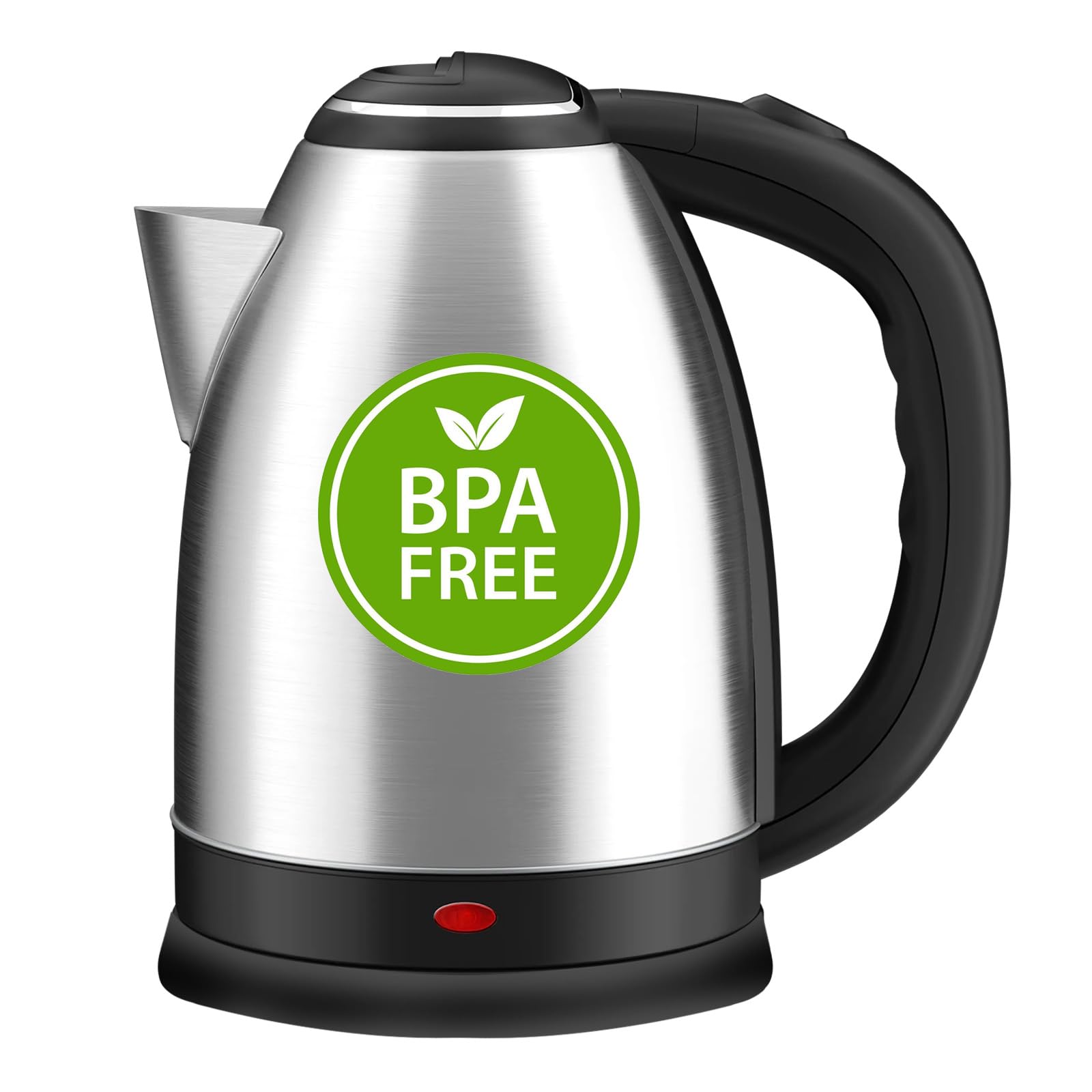 Electric Kettle & Stainless Steel Water Kettle, 1.8L Cordless Kettles, Boil-dry Protection, Fast Boil, BPA Free, Auto Shut-Off