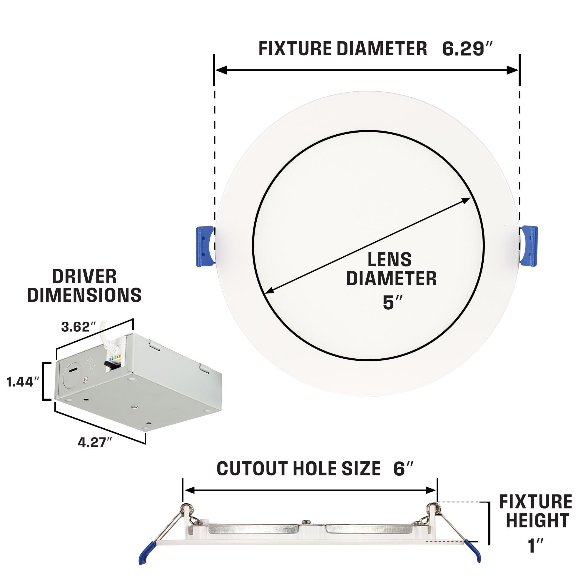 Westinghouse LED Recessed Downlight - Color Temp & Dimmable -2 Westinghouse LED Recessed Downlight - Color Temp & Dimmable -2