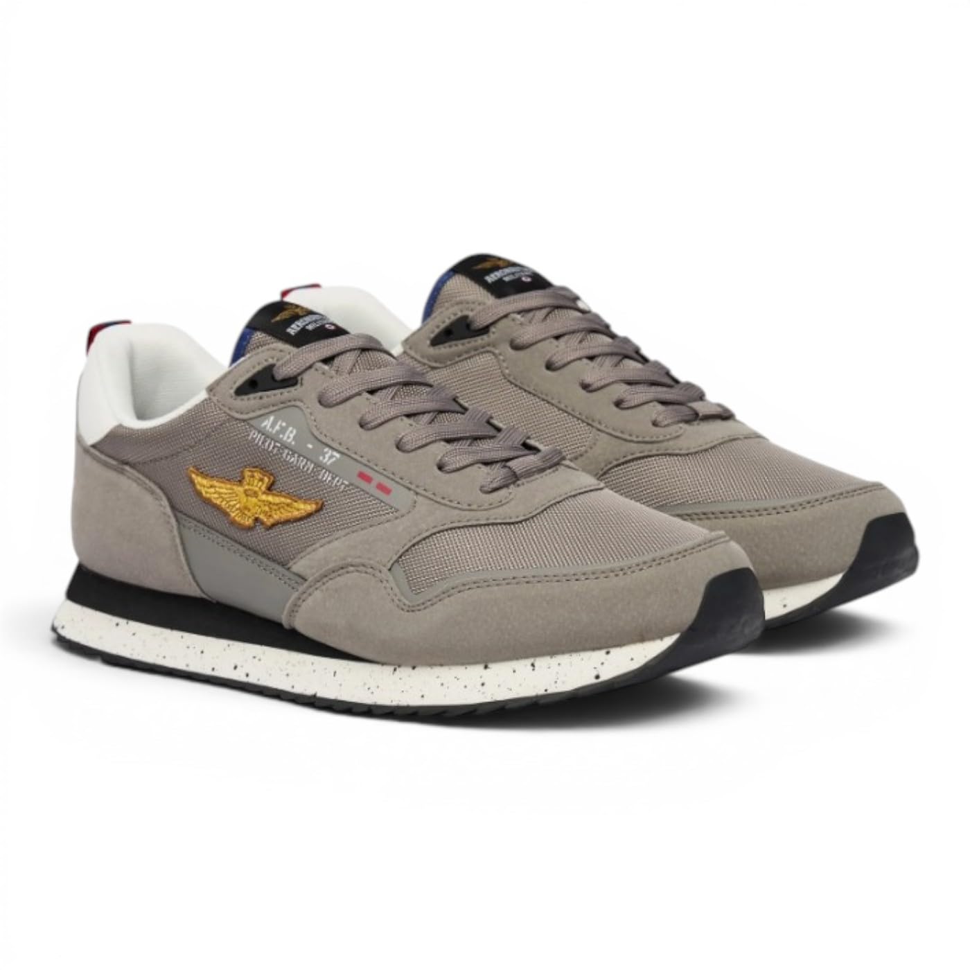 Aeronautica Militare Scarpe da Uomo, Sneakers con Patch AM e Aquila 261SC0288UCT03545