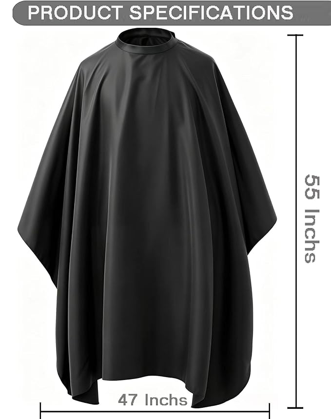 Capa Profesional para Corte de Cabello con Cierre Ajustable miniatura 2