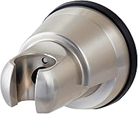 Vista 1 de Hibbent Soporte de cabezal de ducha con ventosa al vacío, soporte de cabezal de ducha extraíble, soporte de pared ajustable en altura ajustable