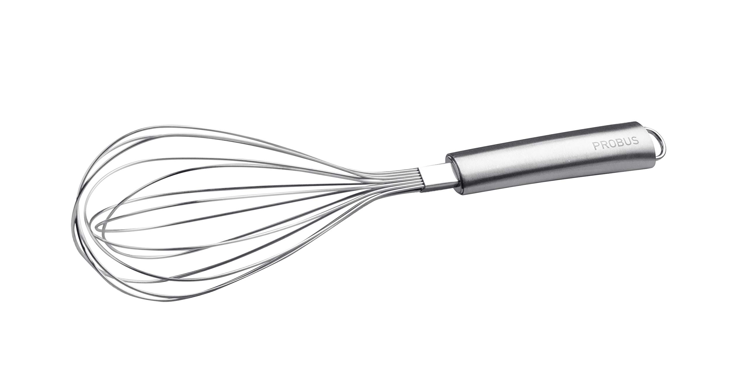 Probus Silver 670212 Whisk 32 Cm Stainless Steel Ergonomic And Rounded Handle Dishwasher Safe