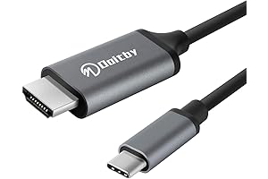 HDMI Cable for Samsung Galaxy S23/S22/S21/S20/Note 20, Type C to HDMI Thunderbolt 3/4 Compatible