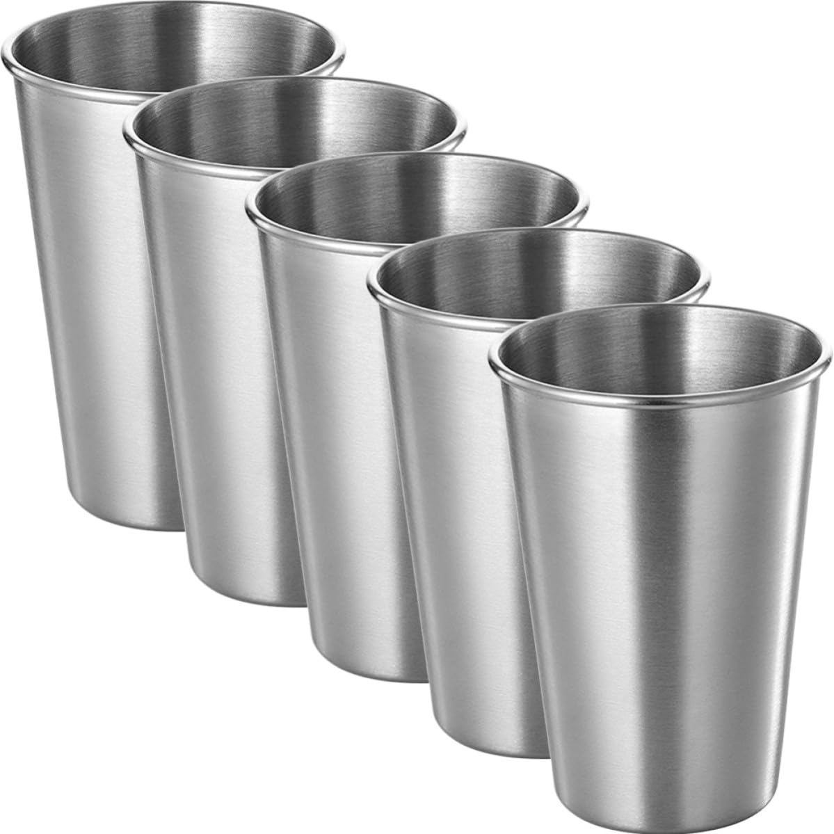 Vasos de acero inoxidable anticaídas de 350ml para sustituir el cristal roto en fiestas