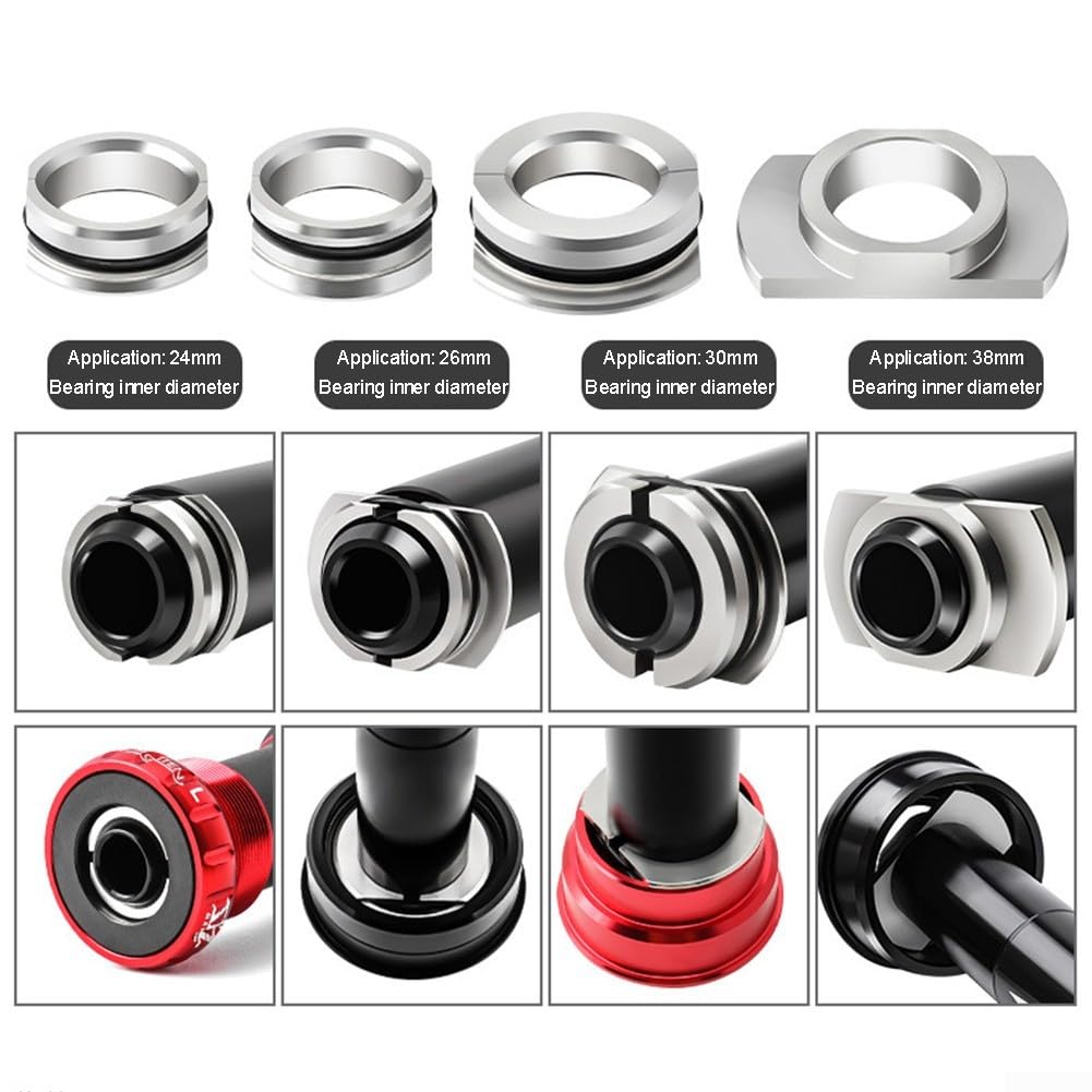 Kit Estrattore Movimento Centrale Bici BB86 PF30 Alluminio | Lega alluminio robusta, acciaio , rimozione/installazione rapida, compatibile BB86 PF30, uso officina casa(Tool set)