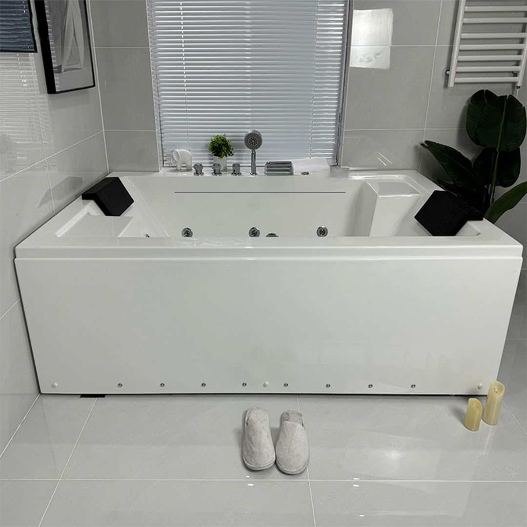 Vasca Idromassaggio Rettangolare 2 persone Bianca 180x120cm - Minerva