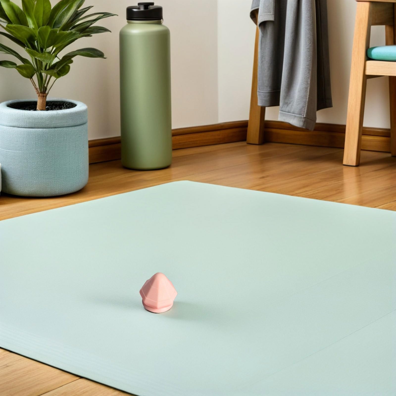 UPKOCH 2 palline massaggianti per muscoli montabili - Rullo massaggiante da parete con, punto di innesco, muscolare per schiena e gambe, per casa, viaggio, palestra, 2,9x2,7 pollici