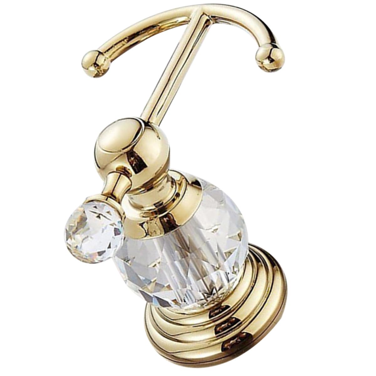 VALICLUD Gancho de Pared Dorado de Acero Inoxidable para Ropa y Toallas, Resistente Superficie Lisa sin Rebabas, Adecuado para Cocina y Pasillo Moderno