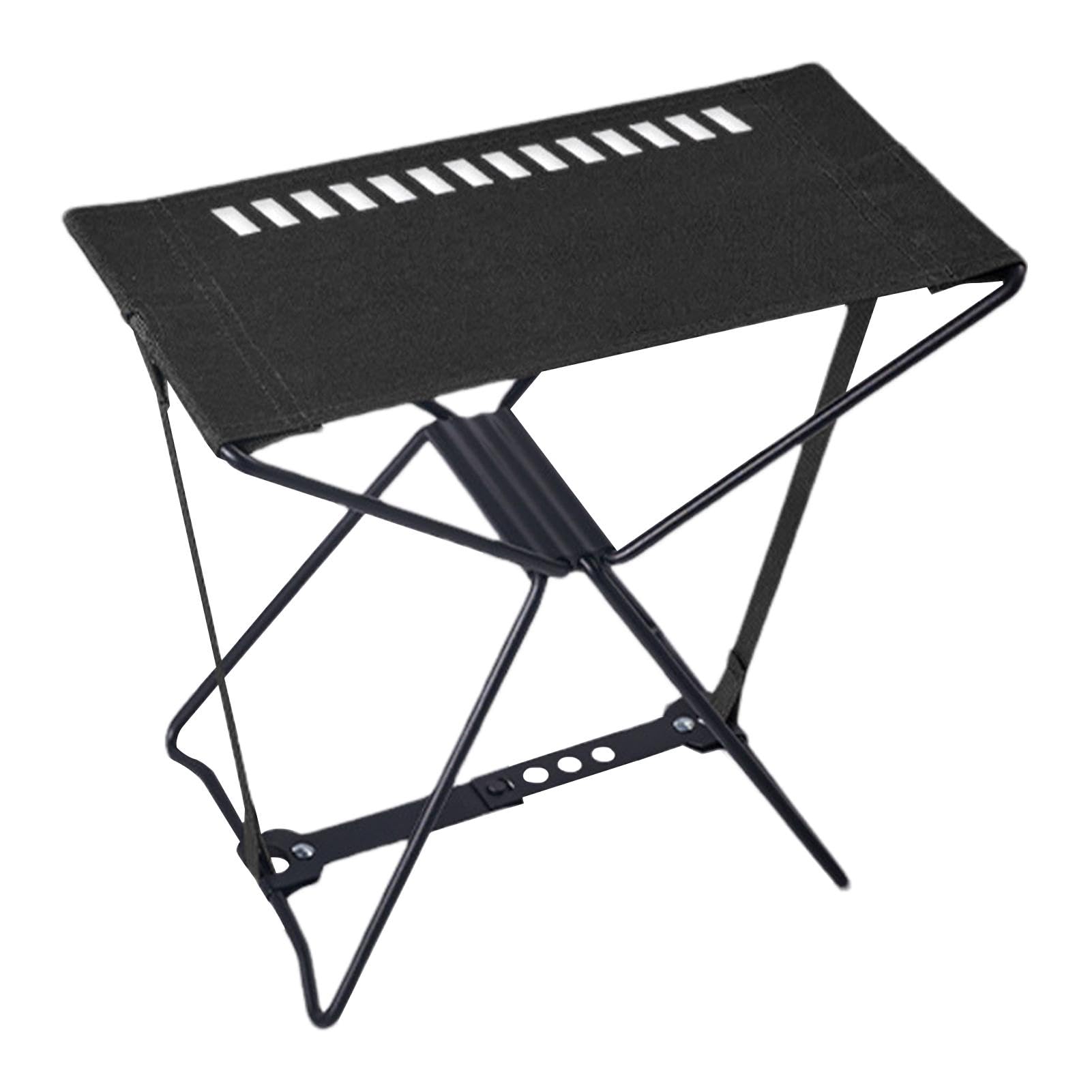 Taburete de Camping Plegable Ligero,Taburete de Camping Plegable Reposapiés