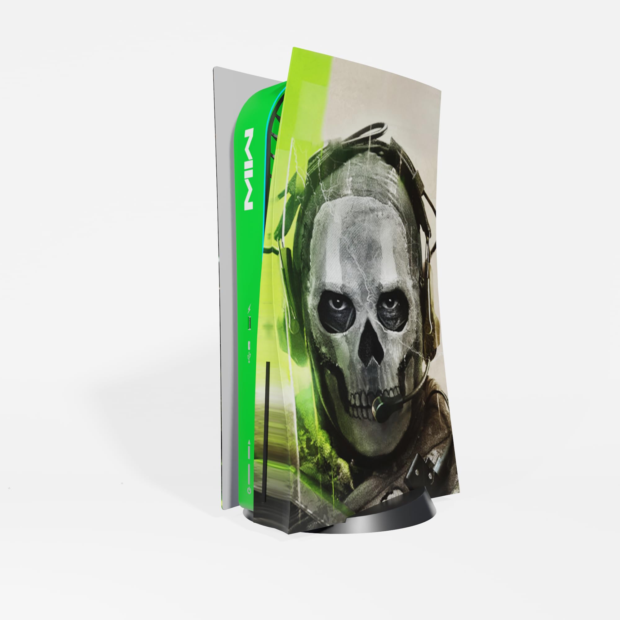 MaD Vision® Extra-Durable Skin Kit per PlayStation 5 (PS5) Disc | Set di Pellicole Adesive in Vinile Opaco per la Console e 2 Controller - per Call of Duty|COD Design