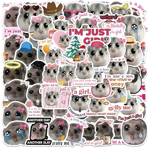 106 Pcs Sad hamster meme sticker,Sticker memes,Hamster MeMe Aufkleber Blatt Hamster Sticker,Hamsti Sticker,Hamsti Aufkleber,Aufklebern Sad Hamster,Hamsteraufkleber