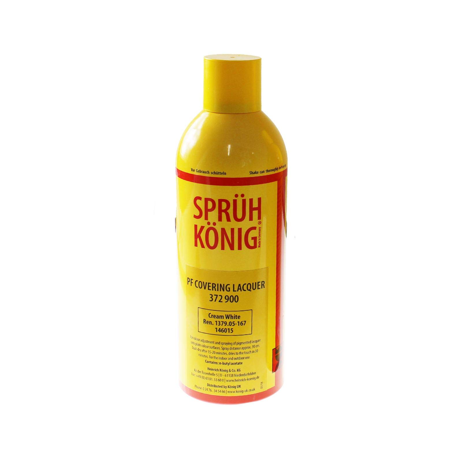 Truly PVC Supplies Cream White Konig Covering Lacquer Spray Paint