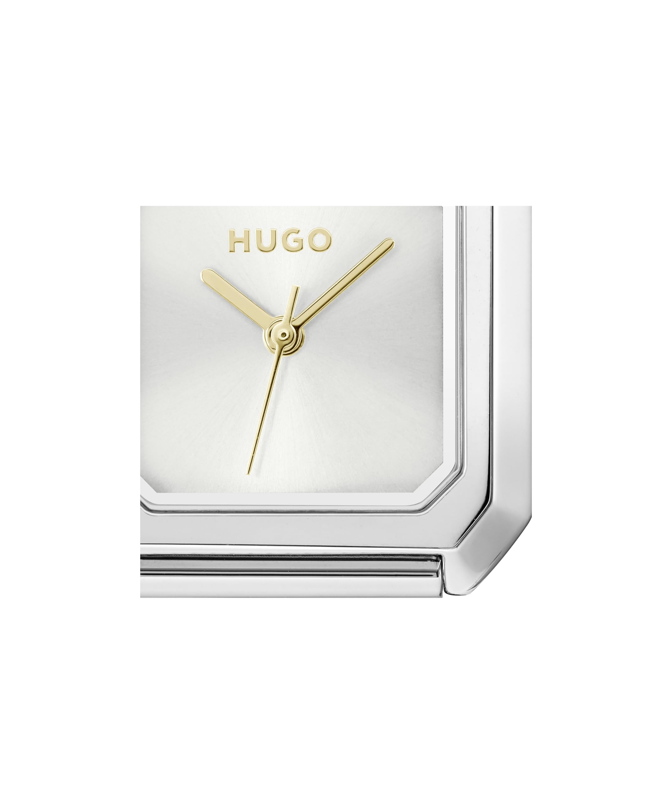 HUGO Uhr mit DREI-Zeiger-Quarzwerk Kollektion #Hazel mit Edelstahlarmband - Erhältlich aus Gold, Silber oder Bunt