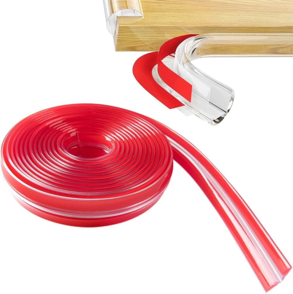 Krupasadhya Baby Edge Protection Tape, Proofing Edge & Corner Guard, Pre-Tape Adhesive Corner Protectors for Furniture Bumper Against Sharp Corners for Cabinets, Tables, Stair Drawers.