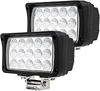 Condukceen 2-Pack 45W 4500LM LED Work Flood Lights, 6000K Waterproof IP67 for Trucks, Tractors, Off-Road, 12-24V DT Plug & Play
