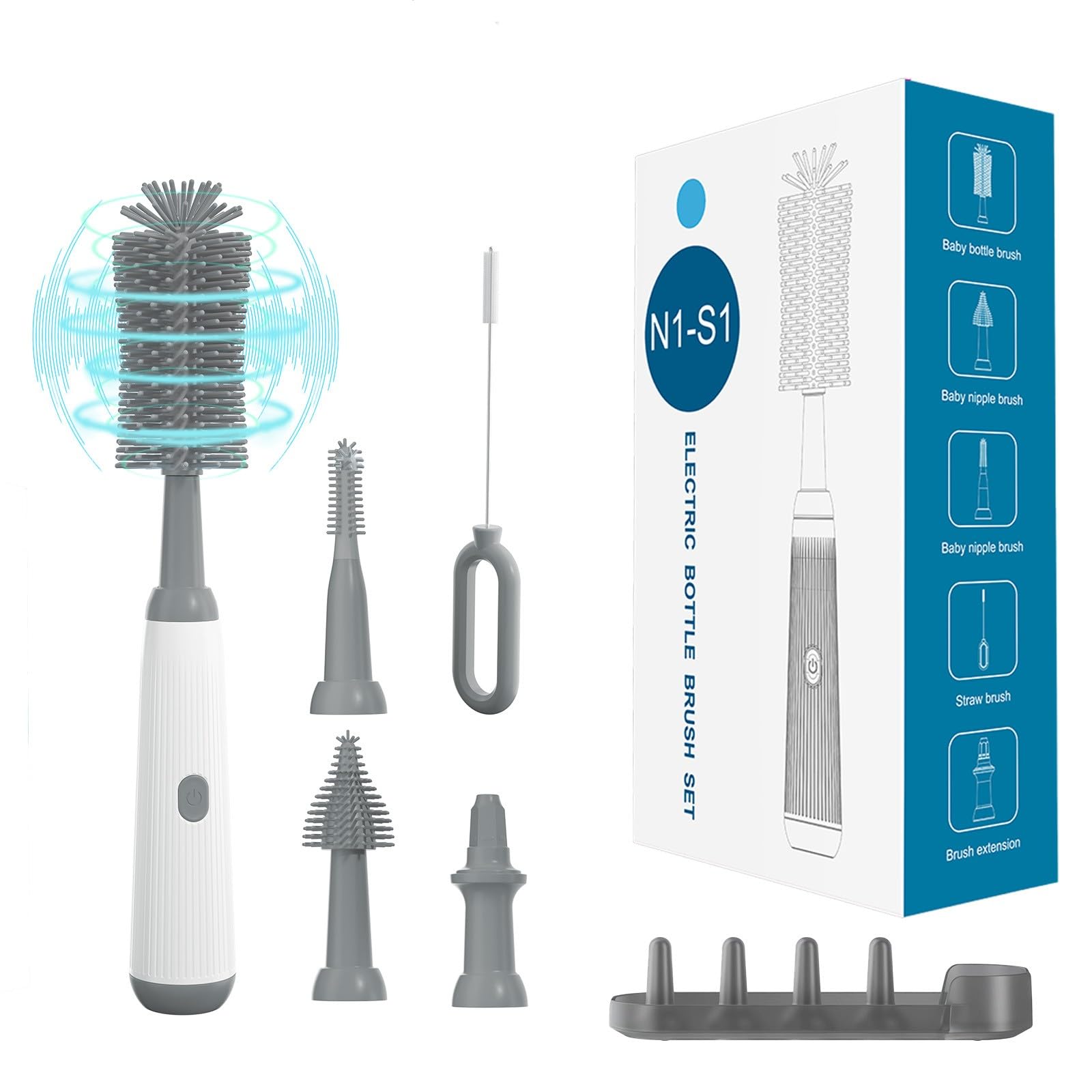 Amazon.com: Electric Baby Bottle Brush Cleaner with Extended