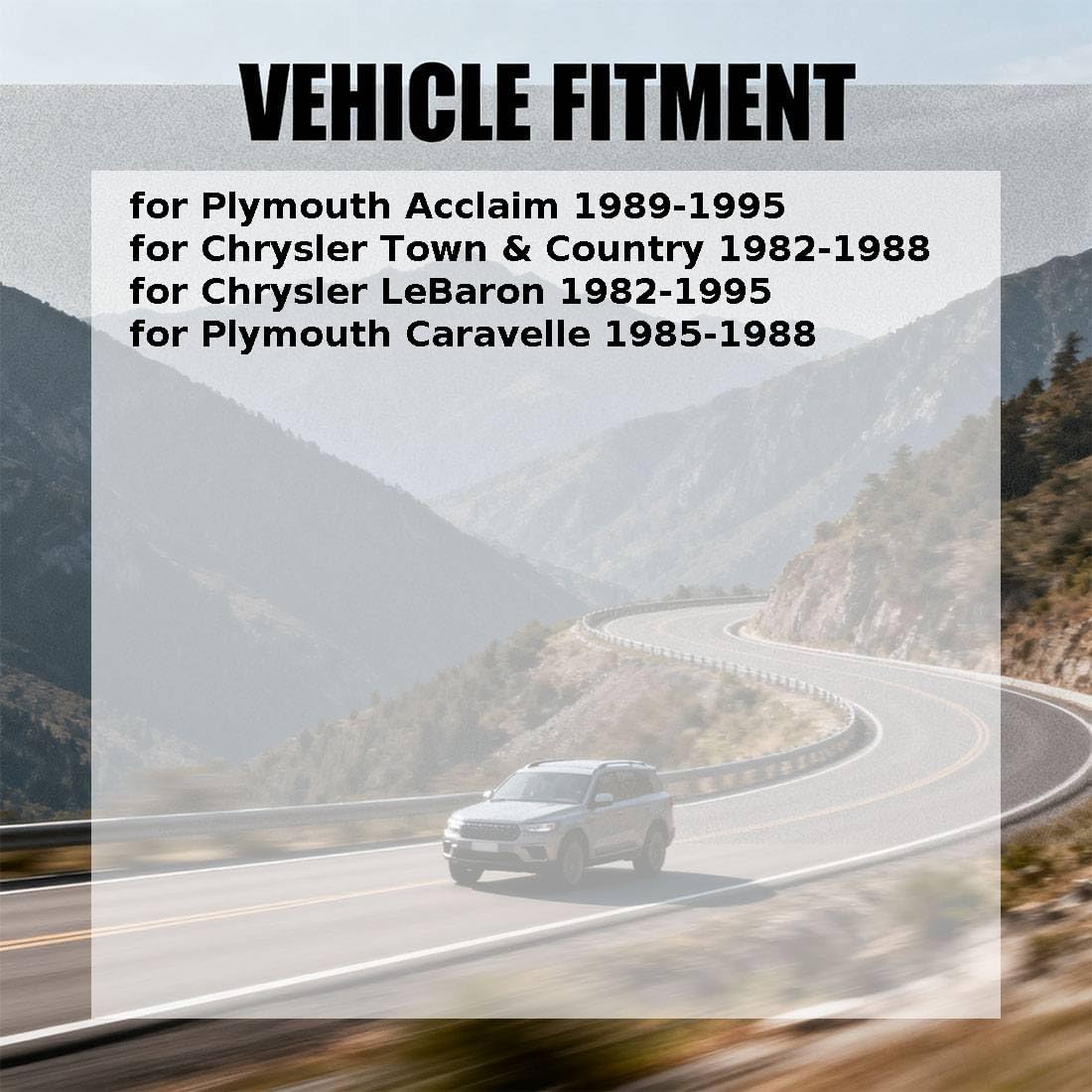 Rear Suspension Track Bar for Chrysler Dynasty,E Class,Daytona,Executive Limousine, Sedan 1983 1984 1985 1986 1987 1988 1989 1990 1991 1992 1993 1 PCS Replacement 4228256