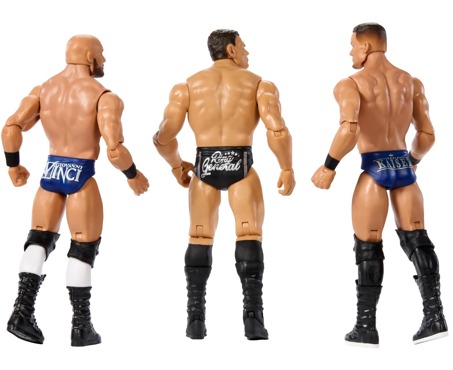WWE Imperium Main Event Series Lot de 3 figurines de lutte Gunther, Ludwig Kaiser et Giovanni Vinci Mattel Basic