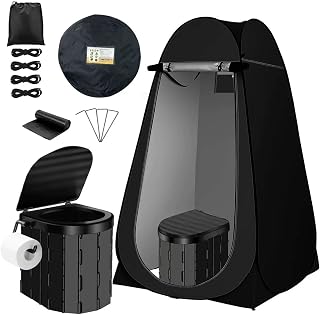 Outdoor Folding Toilet Set
