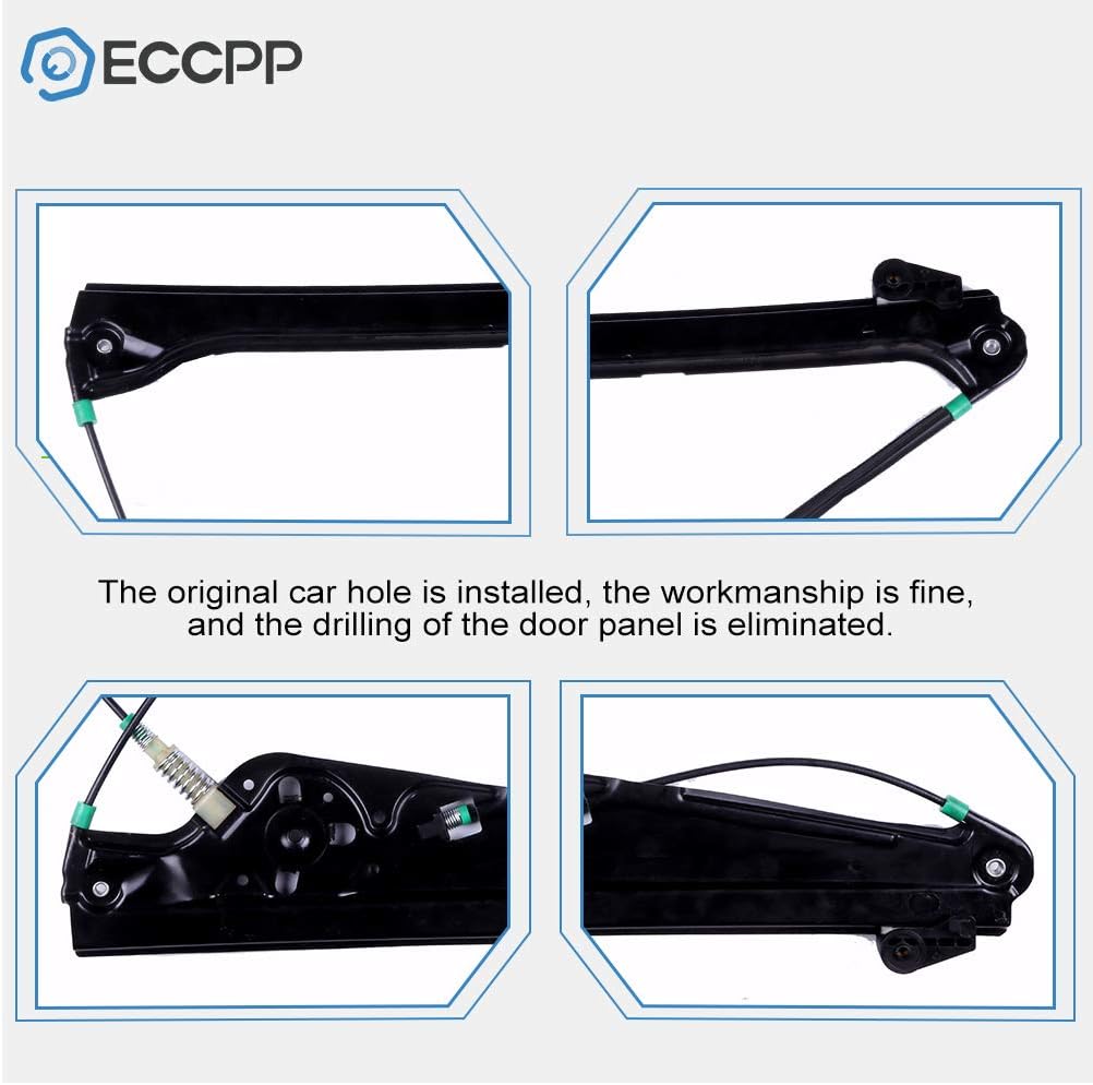 Power Window Regulators Front Right Passengers Side Replacement Parts 2006-2008 For BMW 750i/750Li 2003-2008 For BMW 760Li 2008 For BMW AlpinaB7 2004-2006 For BMW 760i 2002-2005 For BMW 745i/745Li