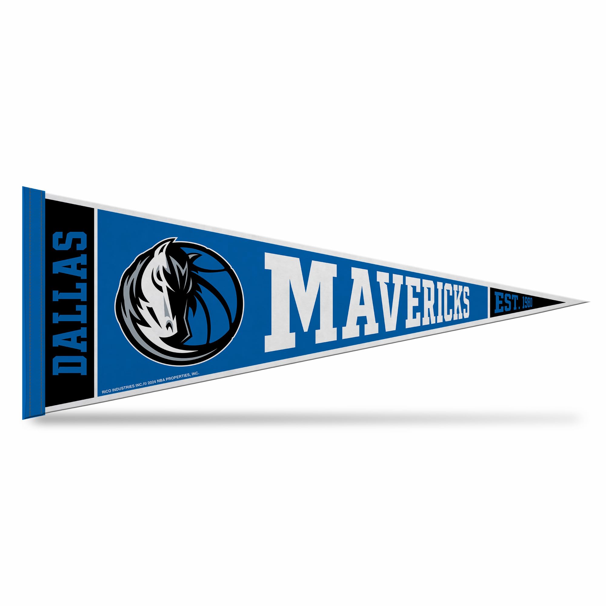 Rico Industries NBA Basketball 12" x 30" Felt Wall Décor Pennant - Great for Home/Bed Room/Man Cave Décor